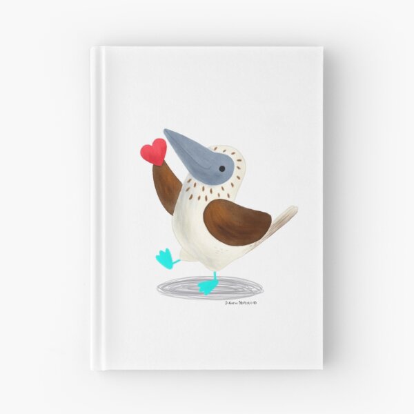 Item preview, Blue footed booby bird with a heart designed and sold by julianamotzko.