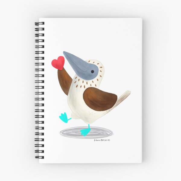 Item preview, Blue footed booby bird with a heart designed and sold by julianamotzko.