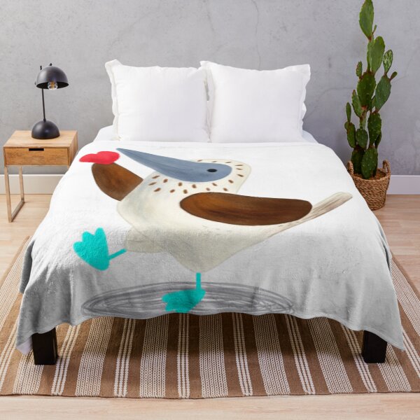 Item preview, Blue footed booby bird with a heart designed and sold by julianamotzko.