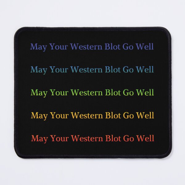 Artikelvorschau, Möge Ihr Western Blot gut laufen – Funny Lab entworfen und verkauft von cinsarad.