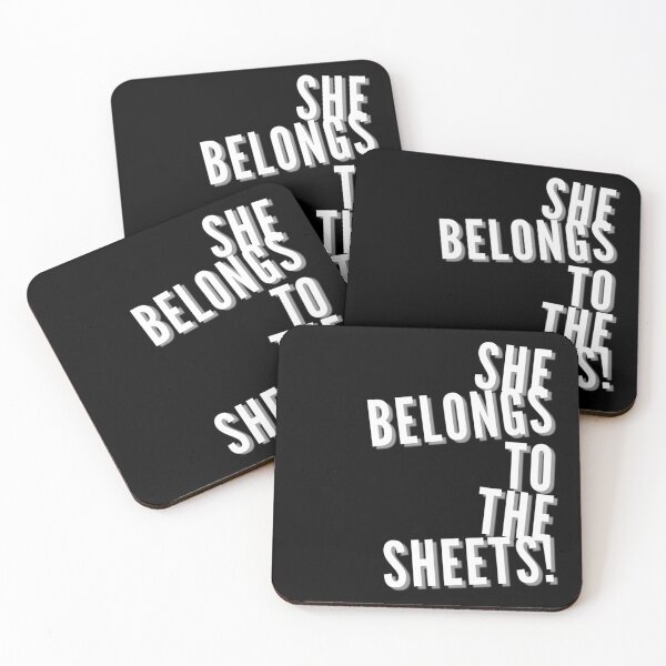 Item preview, She belongs to the sheets! designed and sold by UrbanCentaur.