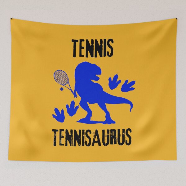 Item preview, Tennis Dinosaur designed and sold by BronikowskiART.
