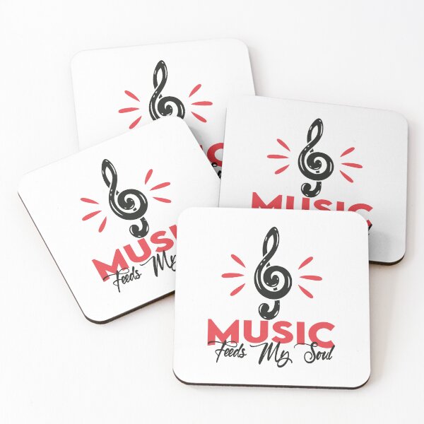 Item preview, Music Feeds My Soul For Music Lovers designed and sold by MqHStore.