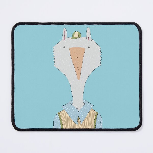 Item preview, Hare with a carrot nose wearing a shirt, vest and cap designed and sold by dariaikuznets.