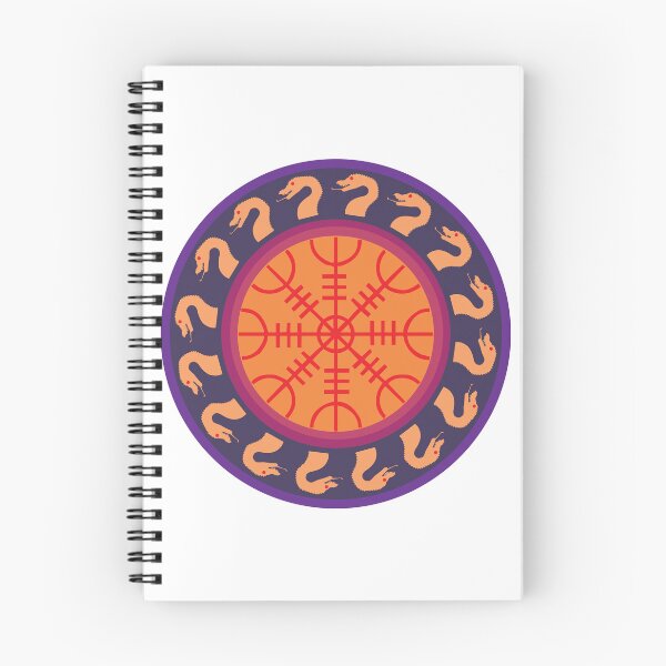 Item preview, Colourful circle with Viking designs designed and sold by KoandZo.