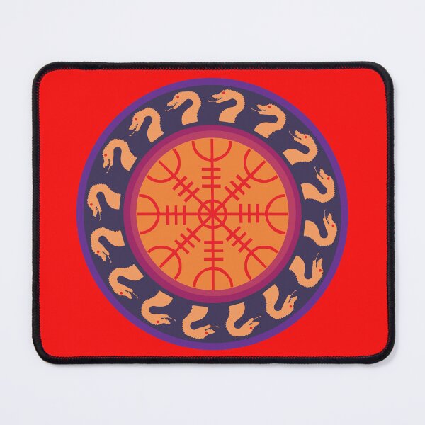 Item preview, Colourful circle with Viking designs designed and sold by KoandZo.