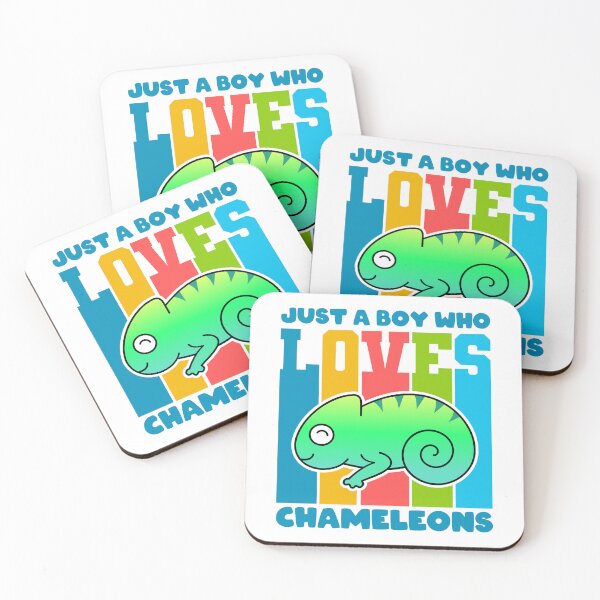 Item preview, Just A Boy Who Loves Chameleons designed and sold by TashaVector.