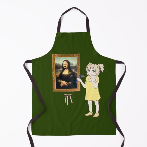 Item preview, I said I was sorry - Anime girl with Crayon, Mona Lisa designed and sold by Danicus666.