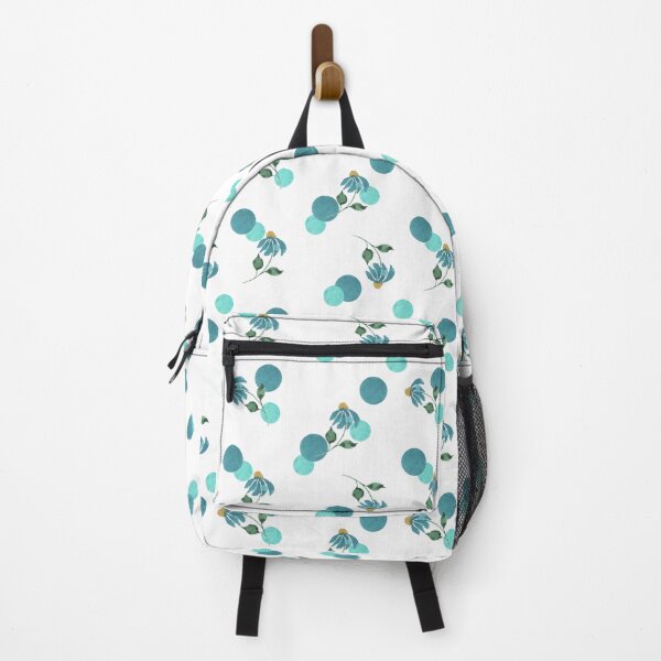 Item preview, Turquoise Watercolor Daisies And Dots designed and sold by HildegunStudio.