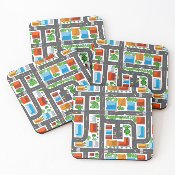 Item preview, Car road town mat designed and sold by RavenPhotoUK.