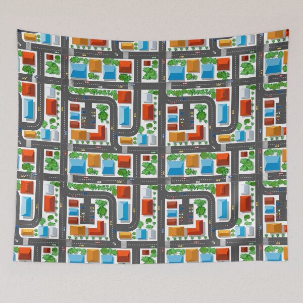 Item preview, Car road town mat designed and sold by RavenPhotoUK.
