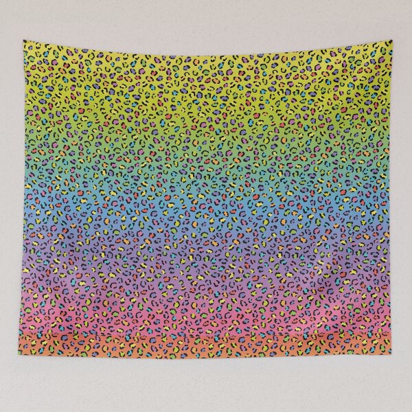 Item preview, RAINBOW LEOPARD PATTERN, COLORFUL ANIMAL PRINT designed and sold by Terevela.