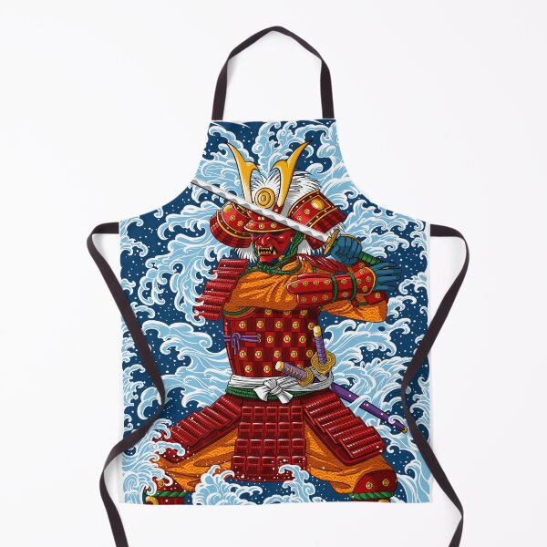 Item preview, Samurai battling under the wave designed and sold by albertocubatas.