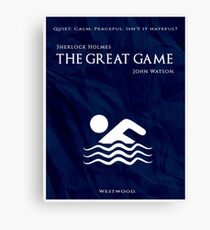 BBC Sherlock - The Great Game Canvas Print
