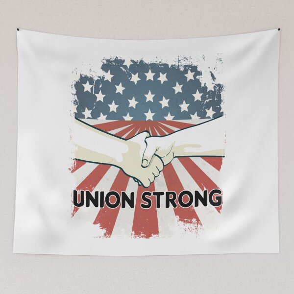 Item preview,  Union Strong American Flag Labor Day T-Shirt designed and sold by bestdesigns2020.