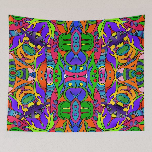Item preview,  Multi Colored Baroque-Circle Of Life Psychedelia designed and sold by DesignLust.