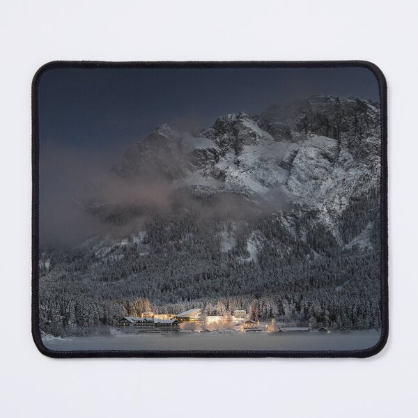 Item preview, Frosty night at the Zugspitze designed and sold by bluelandphoto.