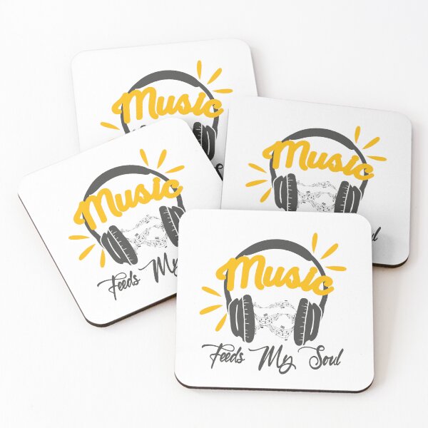 Item preview, Music Feeds My Soul For Music Lovers designed and sold by MqHStore.
