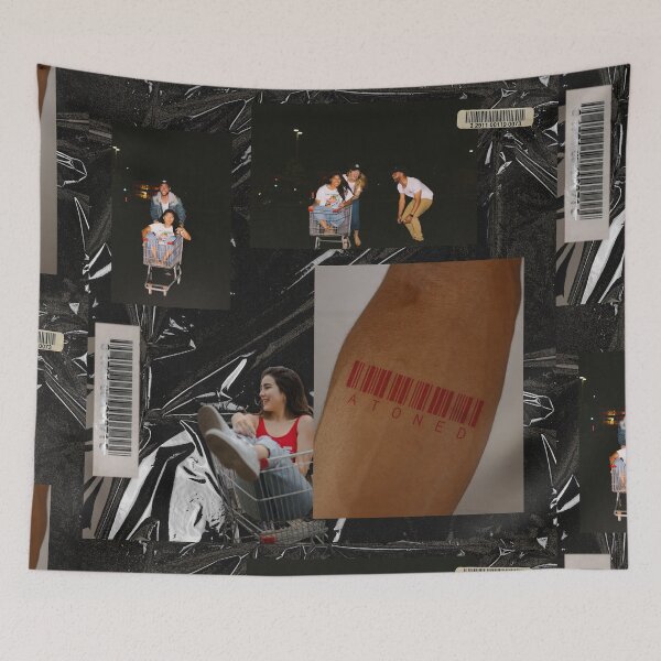 Item preview, Atoned Gospel Jesus Loves You Digital Collage designed and sold by AshTreeCrtvCo.