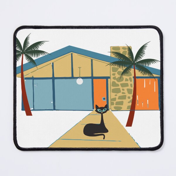 Item preview, Palm Springs MCM Cat designed and sold by LisWilliams.