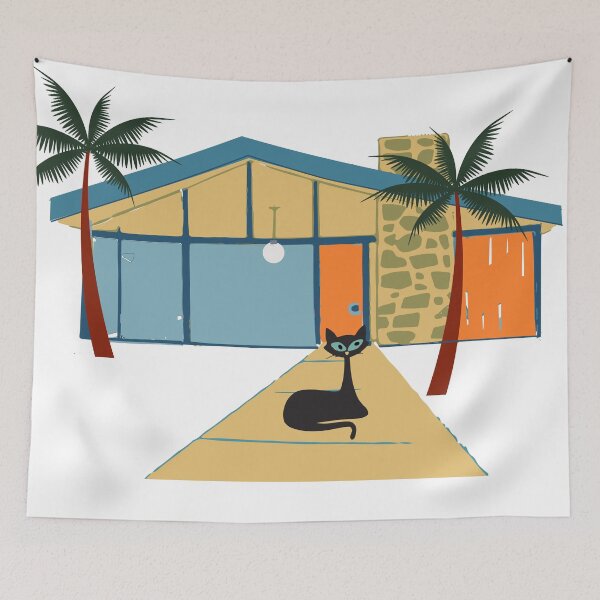 Item preview, Palm Springs MCM Cat designed and sold by LisWilliams.