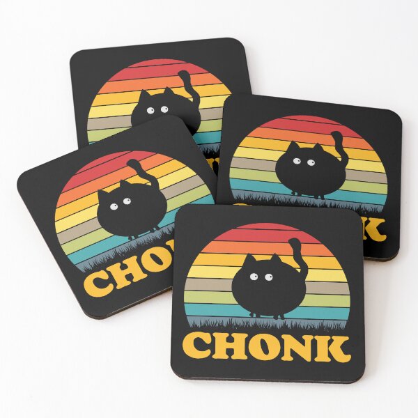 Item preview, Retro Sunset Chonk Cat, Cat Enthusiast designed and sold by MamaSweetea.