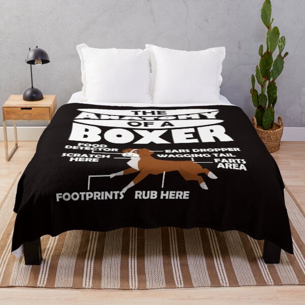 Item preview, The Anatomy Of A Boxer dog designed and sold by َART LOVERS ★★★★★.