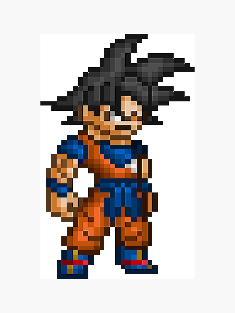 Son Goku Pixel Art – BRIK