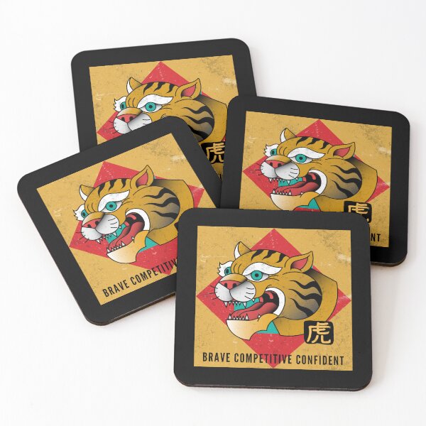 Item preview, Year of the Tiger-Tiger Tattoo-Vintage Tiger-Tiger Symbol-Chinese New Year 2022-Lunar New Year-Born Year Of The Tiger-Newborn Tiger designed and sold by SighFly52.