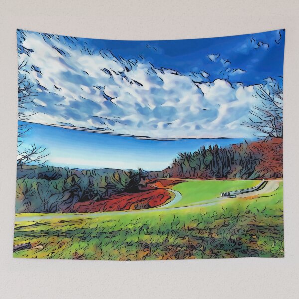 Item preview, Country Clouds Abstract designed and sold by MediaArtbyMara.