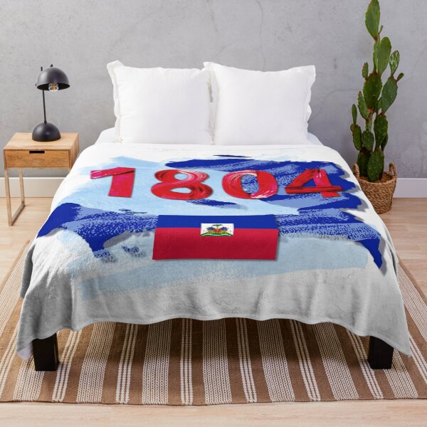 Item preview, Lakay Haiti Cherie 1804 Blue and Red flag design designed and sold by HaitiPouLaVi.