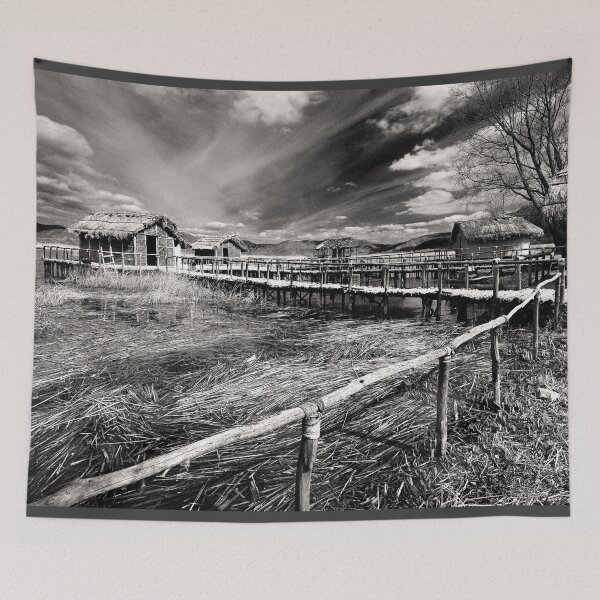 Item preview, Prehistoric lakeside settlement designed and sold by Hercules Milas.