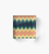 Zig Zag Acrylic Block