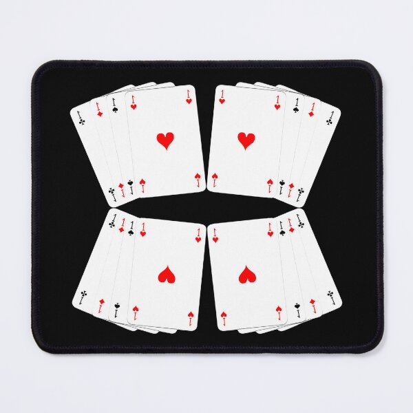 Item preview, Kaleidoscope of four aces with black and red colors designed and sold by Grégory DUBUS.