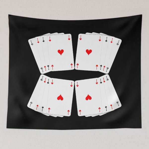 Item preview, Kaleidoscope of four aces with black and red colors designed and sold by Grégory DUBUS.