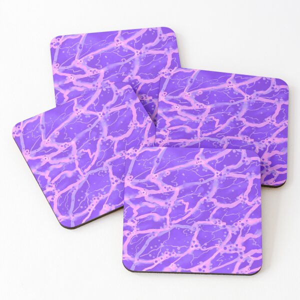 Item preview, Funky purple waves pattern designed and sold by RandasDoodles.