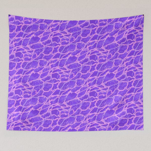 Item preview, Funky purple waves pattern designed and sold by RandasDoodles.