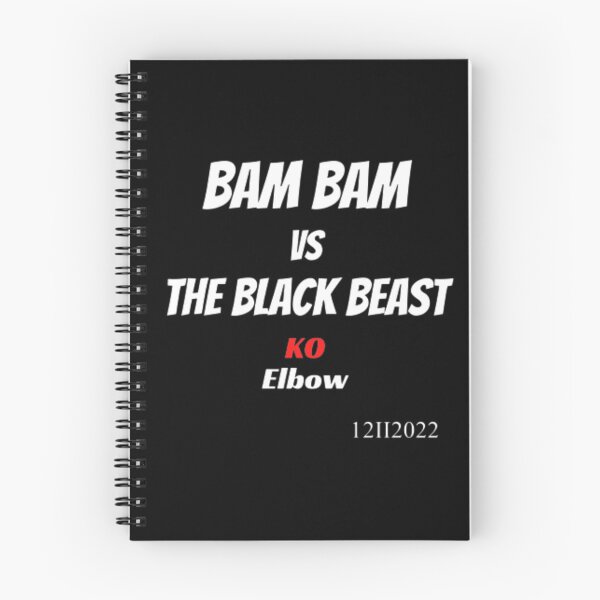 Item preview, mma Bam Bam The Black Beast Elbow designed and sold by czavonarola.