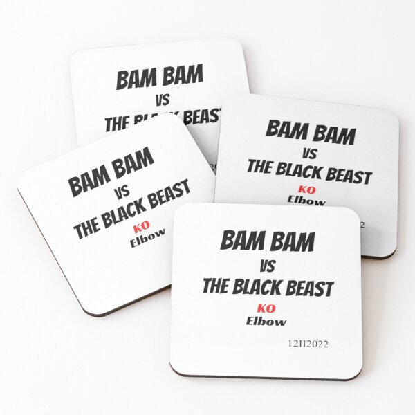 Item preview, mma Bam Bam The Black Beast Elbow designed and sold by czavonarola.