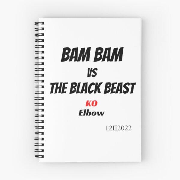 Item preview, mma Bam Bam The Black Beast Elbow designed and sold by czavonarola.
