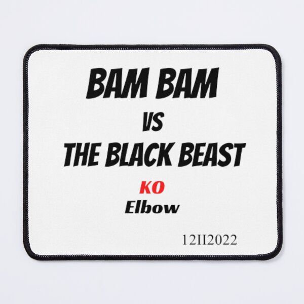 Item preview, mma Bam Bam The Black Beast Elbow designed and sold by czavonarola.