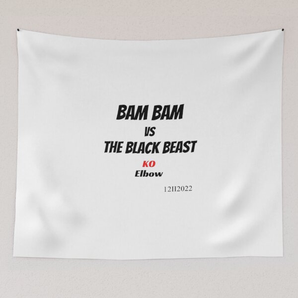 Item preview, mma Bam Bam The Black Beast Elbow designed and sold by czavonarola.