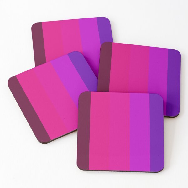 Item preview, Pinkish Purple Magenta Vertical Five Stripes  designed and sold by LoloTrends.