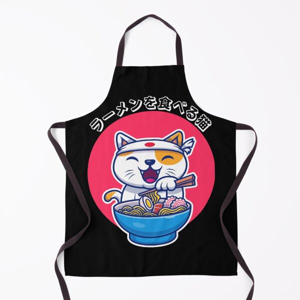 Item preview, Cat Eating Ramen Cute Noodles Kawaii Cat Japanese Cat Eating Ramen designed and sold by EyanShop.