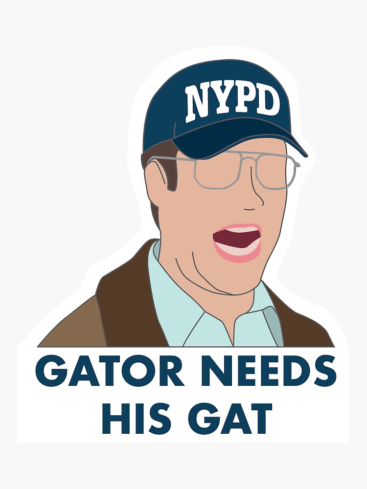 The Other Guys Gator Needs His Gat "Gator Needs His Gat Sticker" Sticker for Sale by CydeHustle | Redbubble