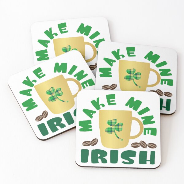 Item preview, Trendy Make Mine Irish Coffee Cup Design  designed and sold by jamie Omahen.