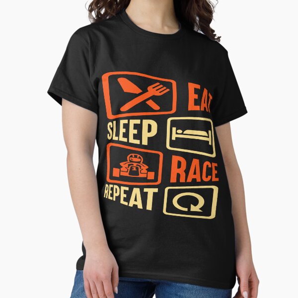Eat Sleep Race Repeat Classic T-Shirt
