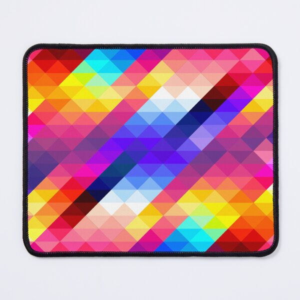 Item preview, Colorful abstract triangles pattern designed and sold by pixxart.
