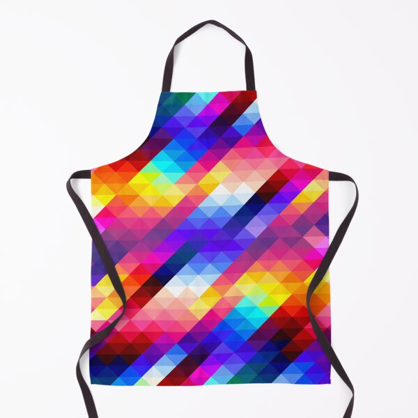 Item preview, Colorful abstract triangles pattern designed and sold by pixxart.