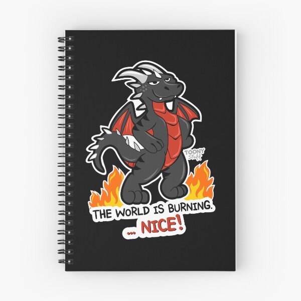 Item preview, Dragon black - The world is burning designed and sold by Toony-Stuff.